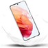 CaseUp Samsung Galaxy S22 Kılıf İnce Şeffaf Silikon Beyaz 3